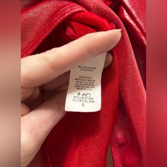 Women’s Red Bodysuit - Picture 5 of 5